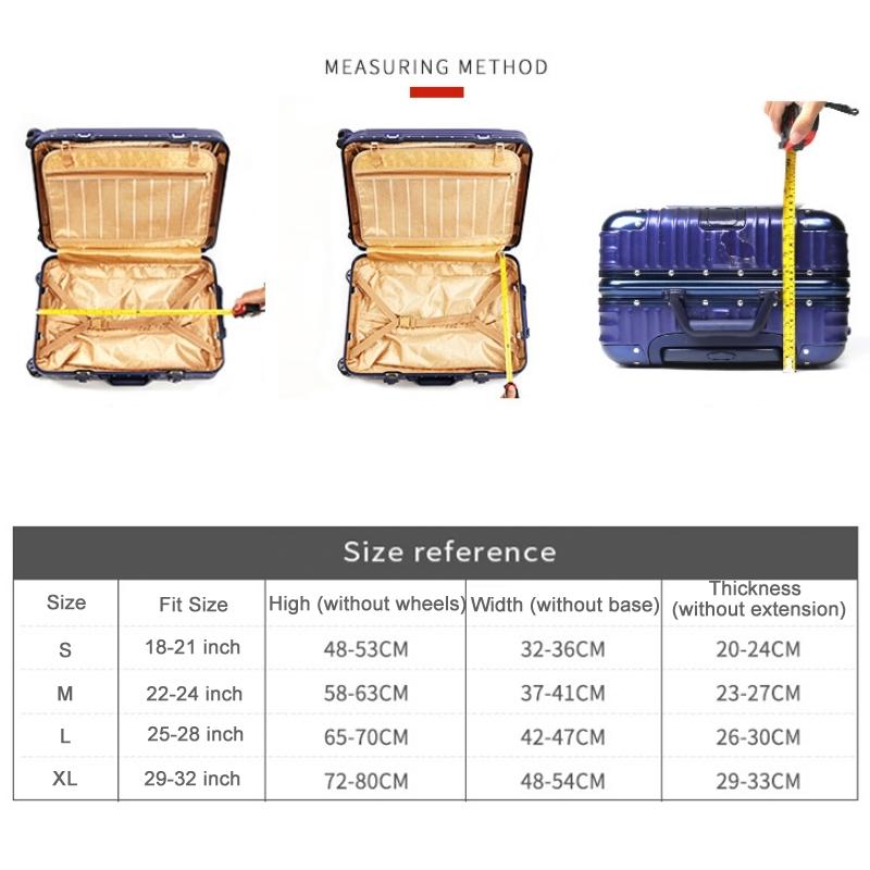 Protective Dustproof Cover For Travel Trolley Suitcase - Small Size - Camouflage 1