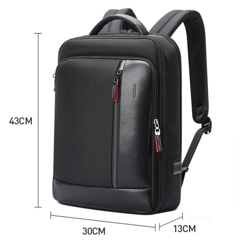 Waterproof Anti-Theft Laptop Backpack - Large Capacity Black