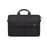 13.3 Inch Laptop Carrying Bag With Shoulder Strap - Handheld Briefcase Style - Black