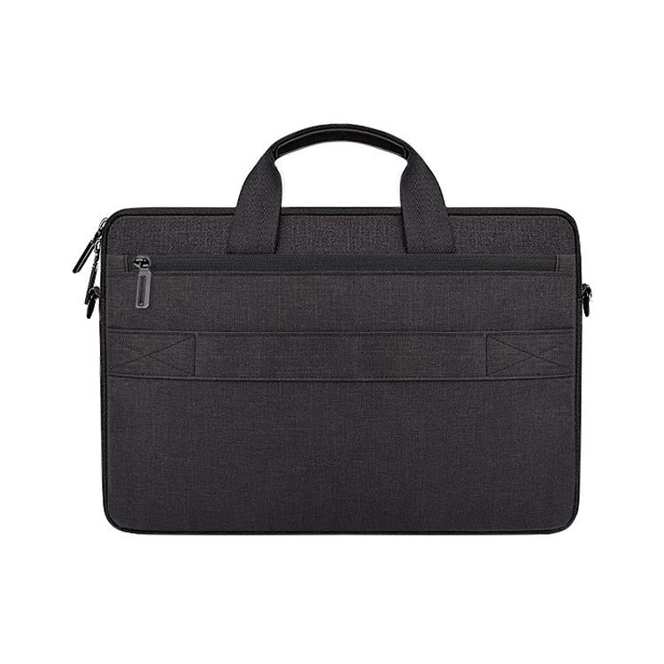 13.3 Inch Laptop Carrying Bag With Shoulder Strap - Handheld Briefcase Style - Black