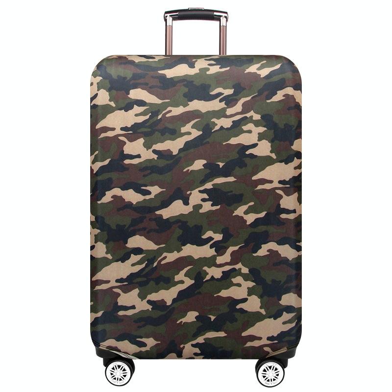 Protective Dustproof Cover For Travel Trolley Suitcase - Medium Size - Camouflage 1