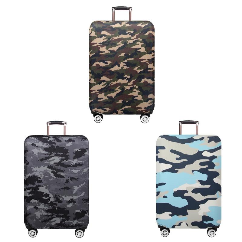 Protective Dustproof Cover For Travel Trolley Suitcase - Medium Size - Camouflage 1