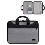 Waterproof Oxford Cloth Laptop Bag - 13 / 13.3 Inches Full Open Portable - Black