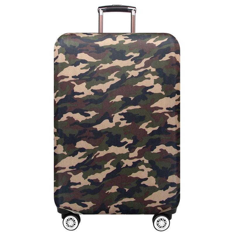 Xl Dustproof Travel Trolley Suitcase Cover - Wear-Resistant - Camouflage 1