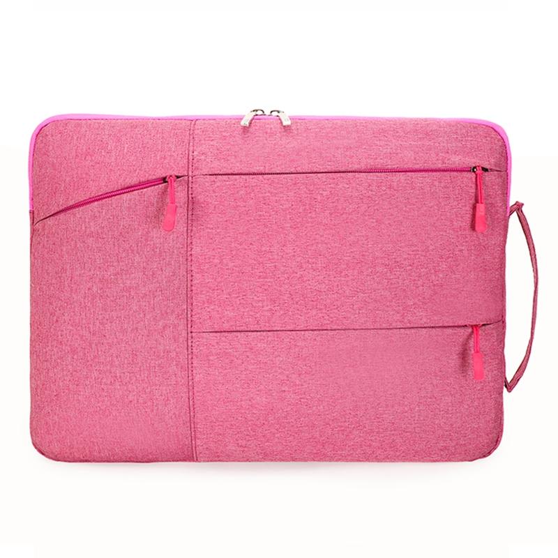 Portable Laptop Handbag - Fits 13-13.3 Inch - Casual Design - Pink