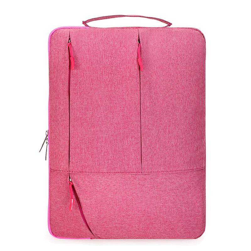 Portable Laptop Handbag - Fits 13-13.3 Inch - Casual Design - Pink