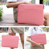 Waterproof Portable Laptop Case - 13.3 Inches - Beauty Pink