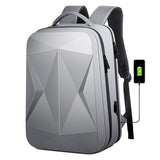 Waterproof Laptop Backpack With Usb Port - Large Capacity - Black