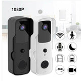 Wireless Smart Doorbell With Two-Way Intercom & Night Vision - Battery Powered