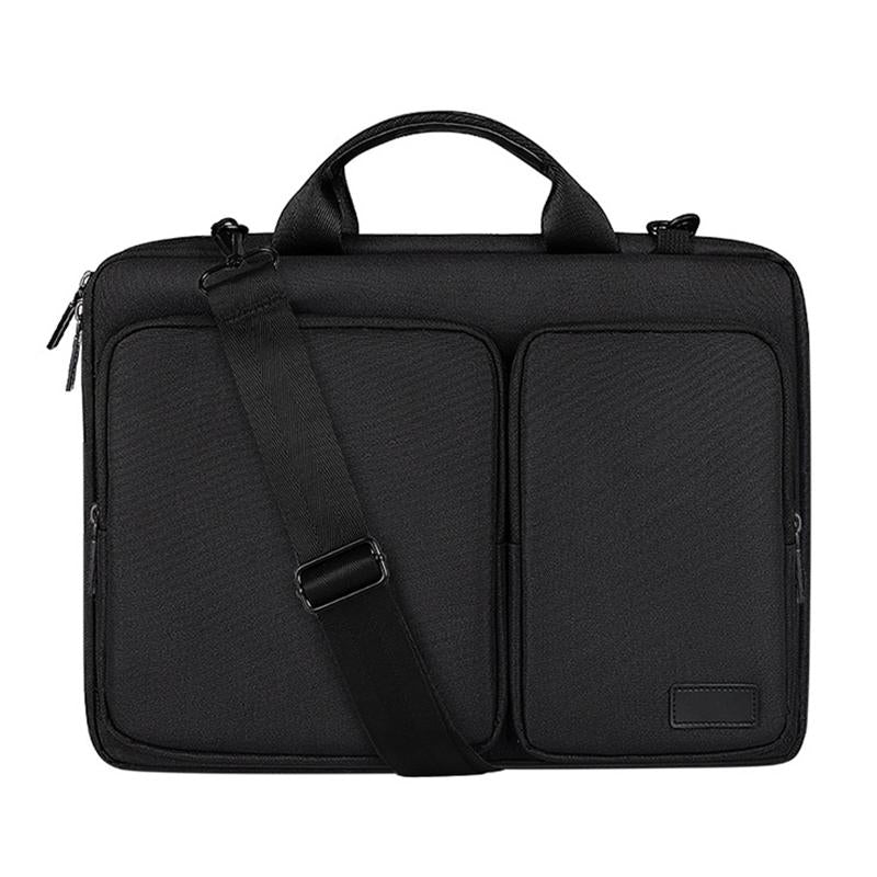 13.3 Inch Detachable Shoulder Laptop Bag - Thickened Polyester - Black