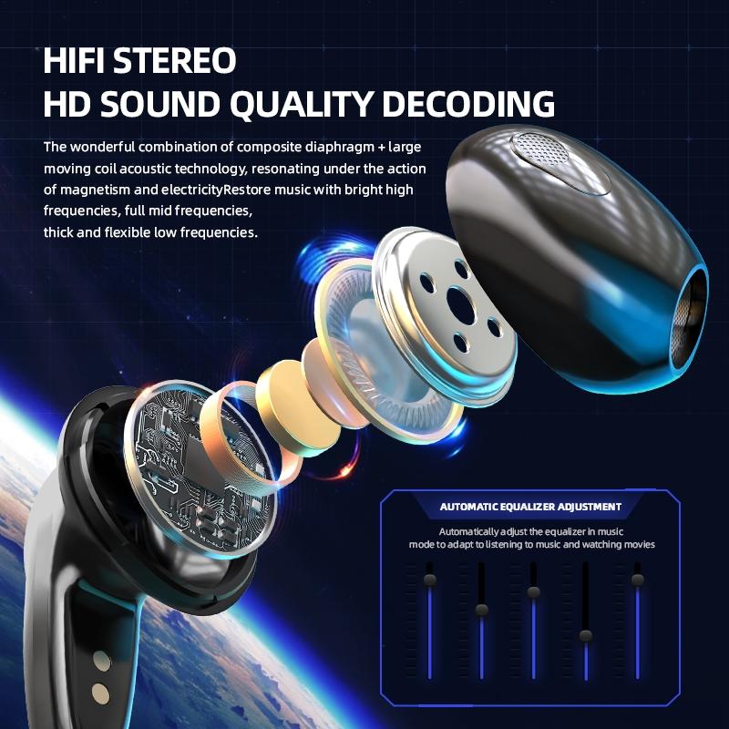 True Stereo Touch Gaming Bluetooth Earphones - G20 Tws 5.2