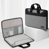 Waterproof Oxford Cloth Laptop Bag - 13 / 13.3 Inches Full Open Portable - Grey