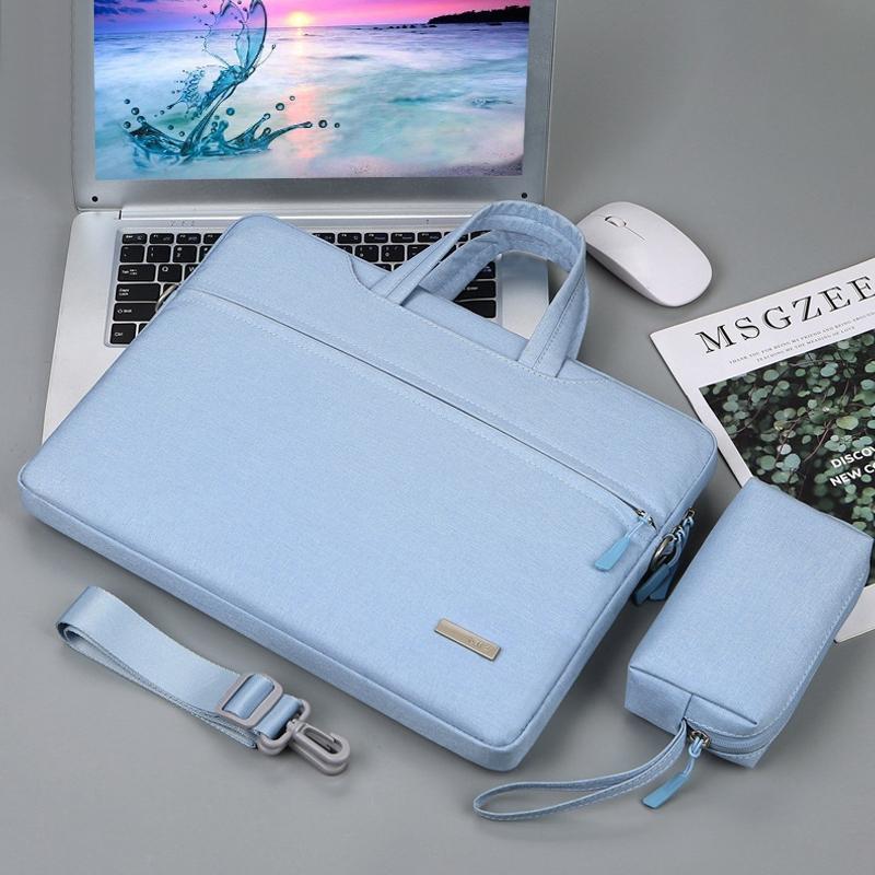 15.6 Inch Inner Bag With Shoulder Strap For Handbag Or Laptop - Power Bag - Blue