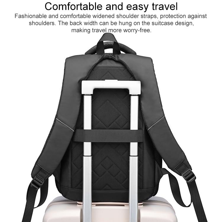 Multifunctional Oxford Laptop Backpack - Cxs-622 - Black