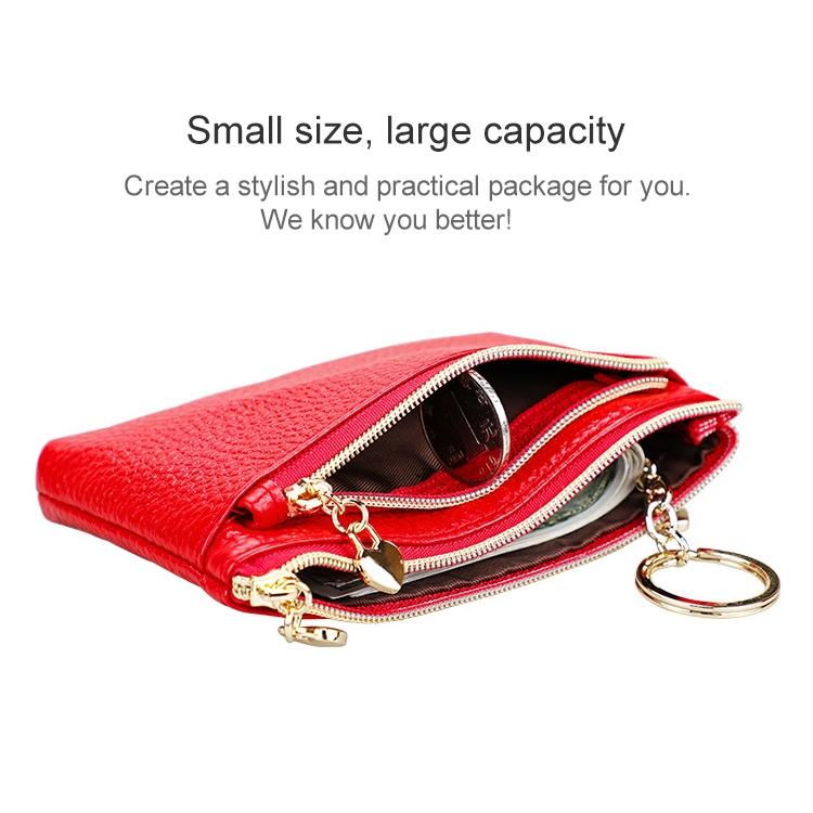 Spacious Litchi Texture Rfid Hand Wallet