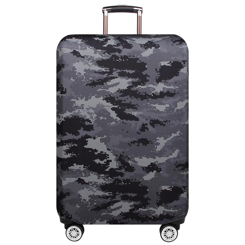 Protective Dustproof Cover For Travel Trolley Suitcase - Medium Size - Camouflage 3