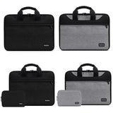 Waterproof Oxford Cloth Laptop Bag - Full Open Portable 16 / 17 Inches - Black + Power Bag