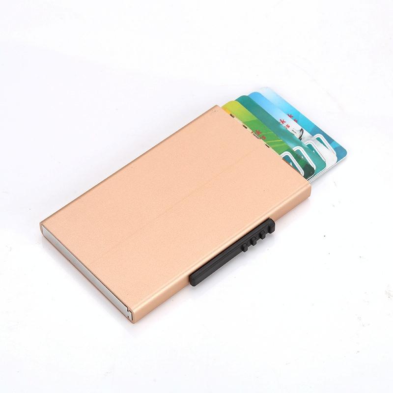 Aluminum Rfid Blocking Credit Card Holder