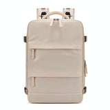 Outdoor Travel Laptop Backpack - Army Green - Khaki