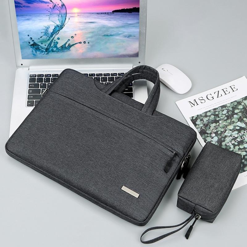 14 Inch Inner Bag With Power For Handbag Or Laptop - Black