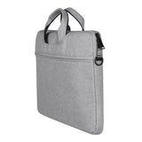 Waterproof Oxford Cloth One-Shoulder Handbag For 15.6 Laptops - Hidden Portable Strap - Light Grey