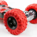 33Cm Red 2.4Ghz Double-Sided Twisted Off-Road Rc Toy Car For Kids