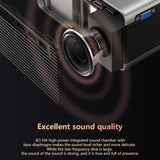 2200 Lumens Mini Led Projector For Home Theater - Hdmi / Av / Vga / Usb - Silver - Extra Image