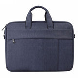 13.3 Inch Waterproof Anti-Theft One-Shoulder Handbag With Suitcase Belt - Navy Blue