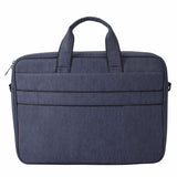 13.3 Inch Waterproof Anti-Theft One-Shoulder Handbag With Suitcase Belt - Navy Blue