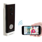 Smart Wifi Video Doorbell With Motion Detection & Two-Way Intercom - White