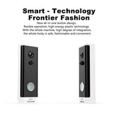 Smart Wifi Video Doorbell With Motion Detection & Two-Way Intercom - White