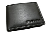 Futura Men's Black RFID Leather Wallet with Gift Packaging