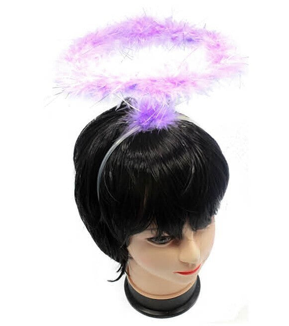 Enchanting Violet Purple Fairy Halo Headband for Costume Events