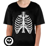 Unisex Halloween & Day of the Dead Skeleton Tee - Size S