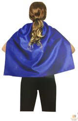 Children's Blue Vampire Cape Costume - Short Cape for Parties & School Activities