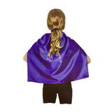 Kids Purple Vampire Cape Costume for Dress Up Parties and School Events