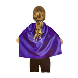 Kids Purple Vampire Cape Costume for Dress Up Parties and School Events