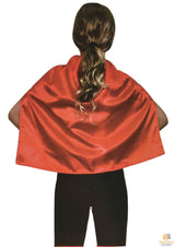 Kids' Short Red Vampire Cape - Perfect for School Events and Parties