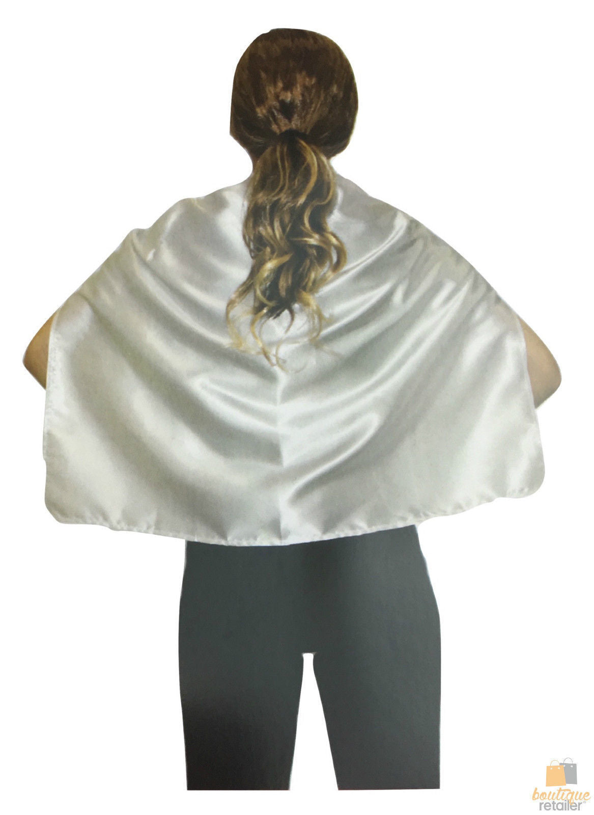 Vampire Costume Cape for Kids in School Team White