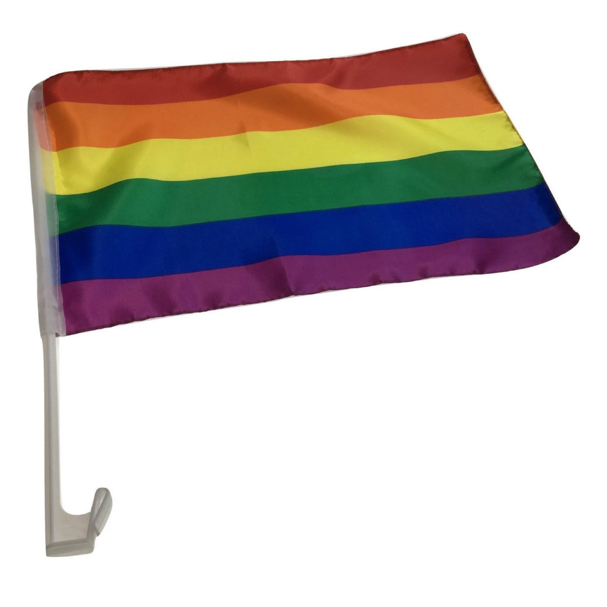 Vibrant Rainbow Pride Car Window Flags - 30cm x 45cm for Australia Day Festivities