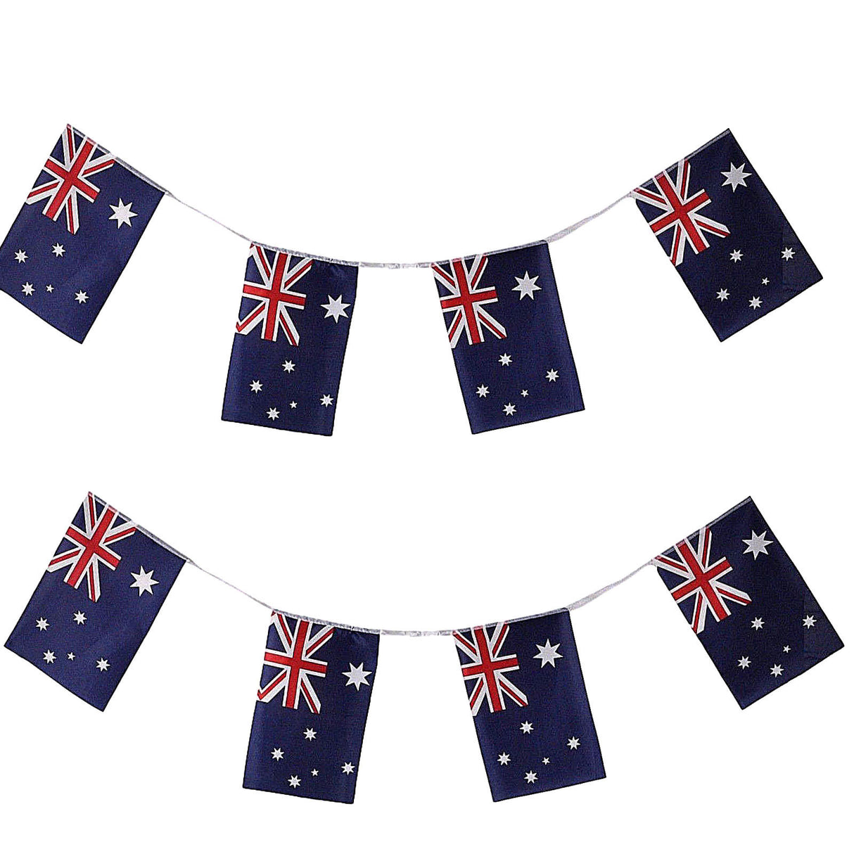 Australian Day Celebration Bunting Flag Banner - 3.6m Festive Decor with 10 Colorful Flags