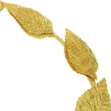 GOLD LEAF WREATH Greek Headband Crown Leaves Band Roman Costume Dress Party - Side View