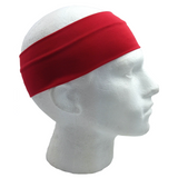 Unisex 8cm Wide Elastic Sports Headband - Red Yoga Hair Wrap for Active Lifestyles