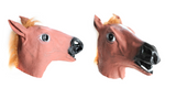 Horse Head Face Mask Halloween Latex Rubber Costume Party - Front View