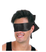 Silken Mystery Black Eye Mask for Enhanced Sensory Adventures