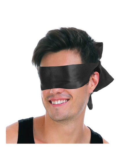 Silken Mystery Black Eye Mask for Enhanced Sensory Adventures