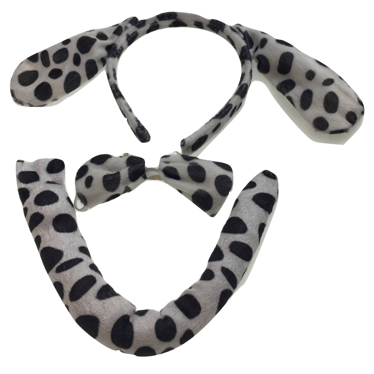 Adorable 2-Piece Animal Headband Set with Bow Tail for Dog & Frog Ears - Perfect for Halloween Parties!