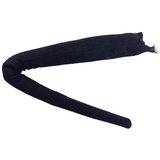 Clip-On Black Animal Tail Accessory for Dogs and Cats - Perfect for Halloween Costumes - Front View