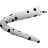 Dalmatian Clip-On Tail Accessory for Halloween Costume Dress-Up - Front View