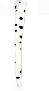 Dalmatian Clip-On Tail Accessory for Halloween Costume Dress-Up - Side View